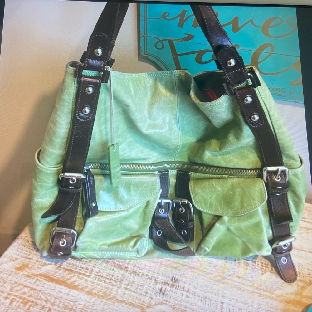 Tano Leather Hobo Bag